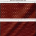 thumbnail image 2 of Soimoi Red Cotton Voile Fabric White Star Decor Fabric Printed Yard 42 Inch Wide, 2 of 7