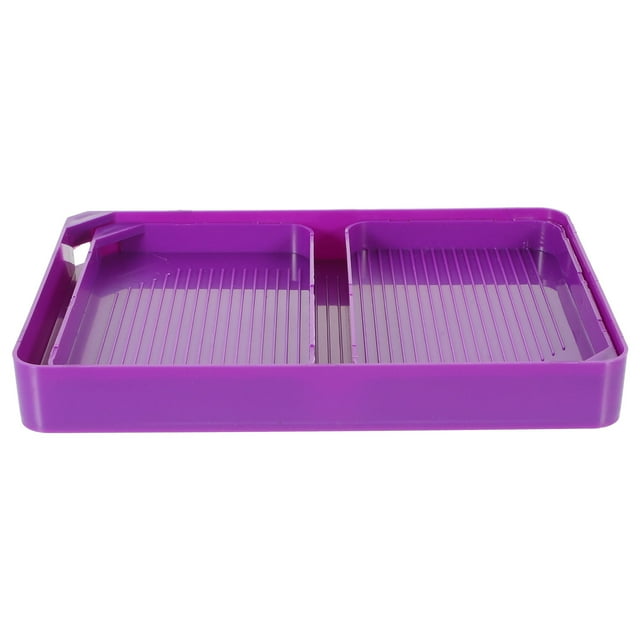 WASHWEPE 1 Ensemble Plateau de Tri des Perles Conteneurs de Stockage en Plastique avec Strass pour Artisans