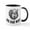 White/Black Inside, variant on CafePress - Big Bad Wolf Mug - 11 oz Ceramic Mug - Novelty Coffee Tea Cup