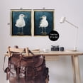 thumbnail image 4 of Stupell Industries Seagull Standing on Log Animals Painting Gold Floater Framed Canvas Art Print Wall Art, 17 x 21, Set of 2, 4 of 10