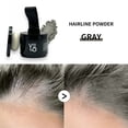 thumbnail image 2 of VELO Hairline Powder Root Touch Up, Instant Conceals Grays and Hair Loss, Quick Root Cover Up, Hair Fibers for Thinning Hair, 13 Shades for Women & Men, Long Lasting Formula (Grey), 2 of 9