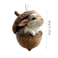 thumbnail image 2 of Cheapark Christmas Hanging Ornament 3.15 Inch Festive Holiday Tree Pendant for Xmas Wreath Home Party Decoration Gift, 2 of 5