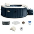 thumbnail image 1 of Intex 28429EP PureSpa Plus Portable Round Inflatable Hot Tub Bubble Jet Spa, 1 of 9