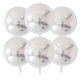 thumbnail image 3 of 6 globos de helio de aluminio 4D de 22 pulgadas, globos de aire metálicos brillantes para decoración de bodas, fiestas de cumpleaños, baby shower, juguetes para niños, 3 of 5