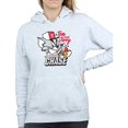 thumbnail image 2 of Tom and Jerry Womens Cat & Mouse Chase Heather Hoodie, 2 of 4