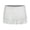 White, variant on Riforla Women's Lace Thin Low Waist Fashion Solid Color Sexy A Line Miniskirt Skirts for Women Trendy White L