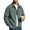 Mint Green, variant on CCRFTGI Corduroy Jackets for Men Zip Up Bomber Casual Vintage Long Sleeve Lapel Collar Relaxed Fit Fall Winter Outerwear Gray L