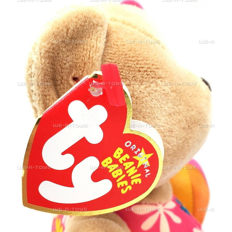 Ty Beanie Babies Wailea the Bear in Swimsuit Summer Plush 2006