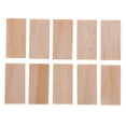 thumbnail image 2 of 10 Pieces Unfinished Wood Pieces,Rectangle Wood Crafts Cutouts Ornaments for Crafts Wood Burning Painting Staining Wood Engraving，1.57 x 0.79 x 0.2 inch, 2 of 7