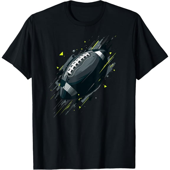 American Football Minimal Football Graphic T-Shirt