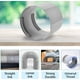 thumbnail image 1 of Air Conditioner Window Hose Adapter Flat Mouth Interface, For 130mm/5.1inch Inch Mobile Air Conditioner Drain Pipes And Clothes Dryer Drain Pipes No Leakage ZefeiWu 1327534234121, 1 of 1