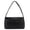 black, variant on Vintage PU Motorcycle Underarm Bag for Women, Rivet Detail & Zipper Closure, Shoulder Handheld Commuter Bag for Daily Use (9.4" x 6.3" x 3.5", 0.62 lb)