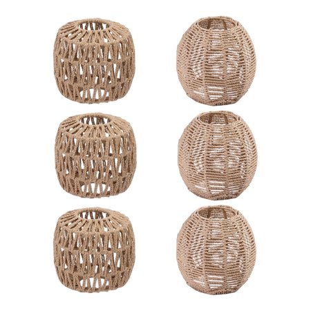 

6x Pendant Lamp Shade Chandelier Bulb Cage Guard for Hotel Cafe