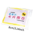 thumbnail image 3 of Ponchos de Pluie Jetables pour Adultes Pack de Imperméable d'Urgence Réutilisable Léger avec Capuche 20 Pcs, 3 of 4