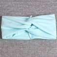 thumbnail image 5 of HEMOTON 8pcs Women Elastic Turban Head Wrap Headband Cross Twisted Hair Band Headband for Hair Styling (Mixed Color), 5 of 6