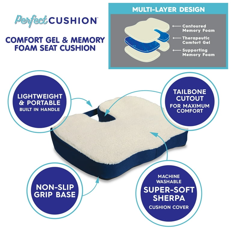 As Seen on TV Gel Foam Memory Cushion