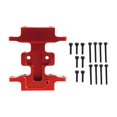 thumbnail image 1 of Placa protectora de caja de cambios, soporte de transmisión, placa protectora central CNC para coche RC, accesorios para vehículos, piezas, juguetes, rojo, 1 of 10
