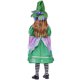 thumbnail image 3 of TRKIYQC Vestido de Disfraz de Halloween para niñas y niños, Jungle Goblin Puff Manga Larga Contraste de Color Vestido de múltiples Capas + Sombrero de pétalos TRKIYQC artístico, 3 of 10