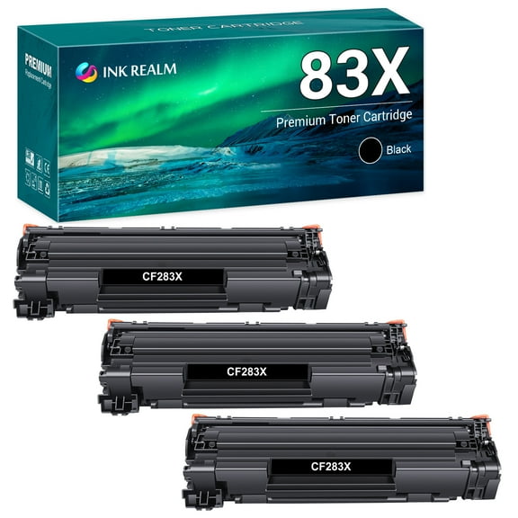 83X 83A Toner Cartridge Replacement Compatible for HP 83X CF283X Pro M201dw M201n M201 M125 M125nw M127fn M127fw M225dn Printer (Black, 3 Pack)