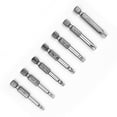 thumbnail image 5 of 7Pcs 1/4 Magnetic Hex Shank Anti-slip Torx Screwdriver Drill Bits Set T10-T40, 5 of 7