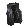 thumbnail image 2 of KLKCMS Men's Winter Vest Mens PU Leather Vest for Hiking Hunting Spring Fall Winter XL, 2 of 9
