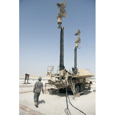 US Army soldiers prepare to move a Patriot Air Defense Missile System Poster