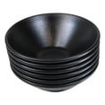 thumbnail image 3 of Pack Of 6 Black Silk Melamine Ramen Pho Soup Salad Pasta Large Bowls 32oz, 3 of 10