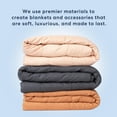 thumbnail image 2 of Luna Weighted Blankets for Adults | Premium Sleep Quality, Breathable, Comfortable Lyocell Blanket | All Season Cooling Blanket Gift Ideas [20lbs - Queen - 60" x 80"] [White], 2 of 7