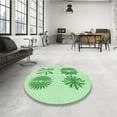 thumbnail image 3 of Ahgly Company Indoor Rectangle Patterned Light Green Area Rugs, 8' x 10', 3 of 6