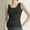 Black, variant on Aobny Seamless Leisure Women's Tank Tops Blue Basic Slimming Tops Ribbed Crew Neck Muscle Tank Tops for Women