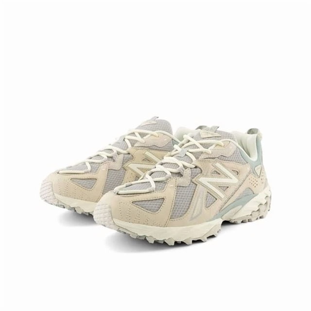 New Balance 610T N ML610TN BEIGE/BLUE Width D Trail Running Shoes Free Shipping
