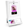 thumbnail image 1 of HP Sprocket Photobooth 3" x 4" Color Photo Printer (White) with Touch Screen, LED Ring Light & Wi-Fi, 1 of 8