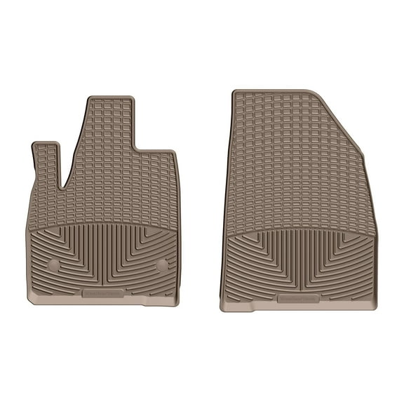 WeatherTech All-Weather Floor Mats compatible with XT6, Blazer, Acadia, XT5 - 1st Row (Driver & Passenger), Tan