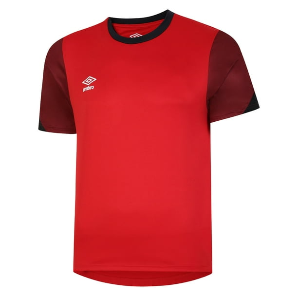 Umbro - Jersey Total Entrenamiento para Hombre (Bermellón, Rojo Ciclismo, Negro)
