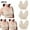 B114 Beige Clearance Bras under $5, variant on Bras Under $5! Cagogo 3 Pack Sports Bras for Women Wirefree Padded Workout Yoga Gym Fitness Bra Comfortable Plus Size No Underwire Everyday Bras Brasier Sin Varillas Para Mujer
