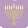 thumbnail image 4 of Inktastic Chanukah Hanukah Menorah Boys or Girls Baby Bib, 4 of 4