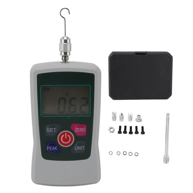 Medidor de fuerza digital de alta precisión, mini medidor de empuje y tracción multifuncional, 2 N-20 N