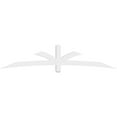 thumbnail image 2 of 96"W x 20"H x 2"D x 4"F, 5/12 Pitch, Davenport Architectural Grade PVC Gable Bracket, 2 of 8