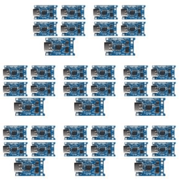 Placa Módulo Cargador Batería Litio TP4056 1A 5 Piezas Con Protección USB Tipo C