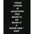 thumbnail image 4 of Back To The Future Men's Your Future Is Whatever You Make It Delorean Adult Acid-Washed T-Shirt, 4 of 7