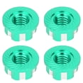 thumbnail image 4 of 4 Uds M4 tuercas hexagonales talladas aleación de aluminio aptas para HSP Sakura D3 D4 1/10 RC CarGreen, 4 of 10
