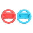 thumbnail image 1 of par de volantes de carreras, agarre de volante rojo y azul para Switch/Switch Lite, 1 of 5