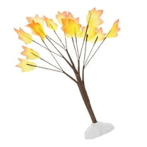 SOPOTUTU Orange Artificial Maple Tree for Fall Home Decor and Thanksgiving Table Centerpieces, Seasonal Autumn Decoration