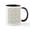 White/Black Inside, variant on CafePress - Peanuts Snoopy Spring Pattern - 11 oz Ceramic Mug - Novelty Coffee Tea Cup