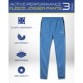 thumbnail image 2 of iXtreme Boys Sweatpants - 3 Pack Performance Fleece Boys Joggers Athletic Pants with Pockets (Size 8-16), 2 of 7