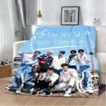 thumbnail image 3 of New KPOP Boys  Stray Kids Printed Blanket Picnic Blankets Warm Blanket Soft and Comfortable Blanket Home Travel Birthday Gift, 3 of 10
