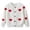 Watermelon Red, variant on Knitted Cardigan for Girls Fashion Sweet Embroidery Cotton Sweaters with Button Down Size 12-18 Months,White
