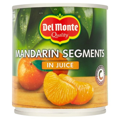 Del Monte Mandarin Oranges Whole Segments in Juice 175g, British Import (Pack of 3)