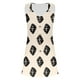 thumbnail image 3 of Vestido Bohemio de Verano Para Mujer, Holgado, Playero, Largo, Informal, Sin Mangas, Cuello En V, Estilo Tropical, Para Resort 2025, 3 of 3