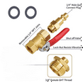 thumbnail image 6 of Convenient Brass Winterize Blowout Adapter for RVs, Boats, Campers Efficient Anti-Freezing Solution, 6 of 9